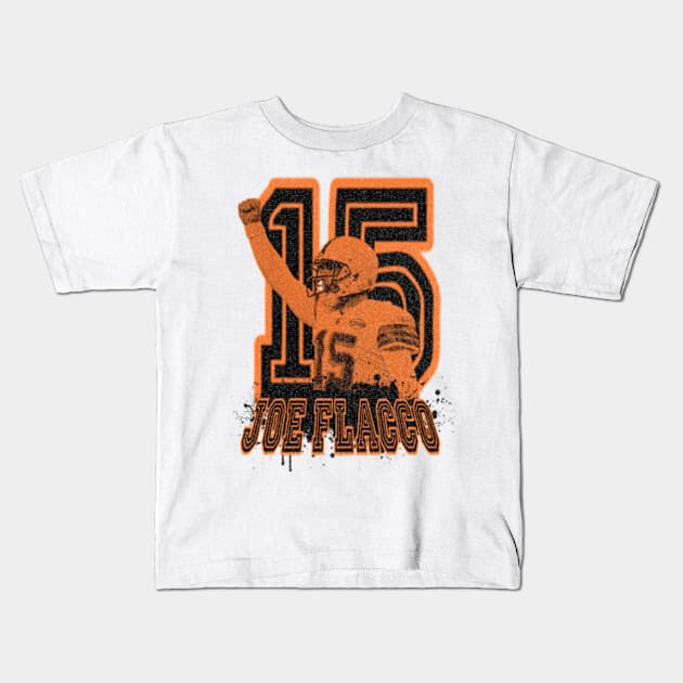 Joe Flacco Kids T-Shirt by AwurenSaja